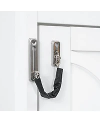 Streamdale Furniture Twin Size Murphy Bed with Charging Station and a Drawer, White