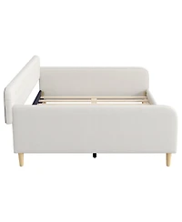 Streamdale Furniture Queen Size Upholstered Daybed with 4 Support Legs