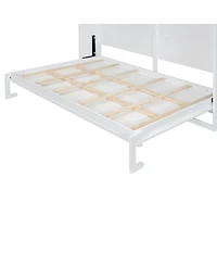 Streamdale Furniture Full Size Murphy Bed Wall Bed,White