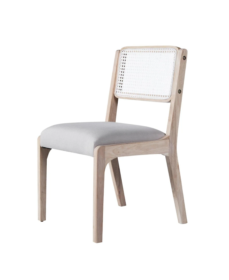 Streamdale Furniture Modern Farmhouse Dining Chairs, Set of 2, Beige