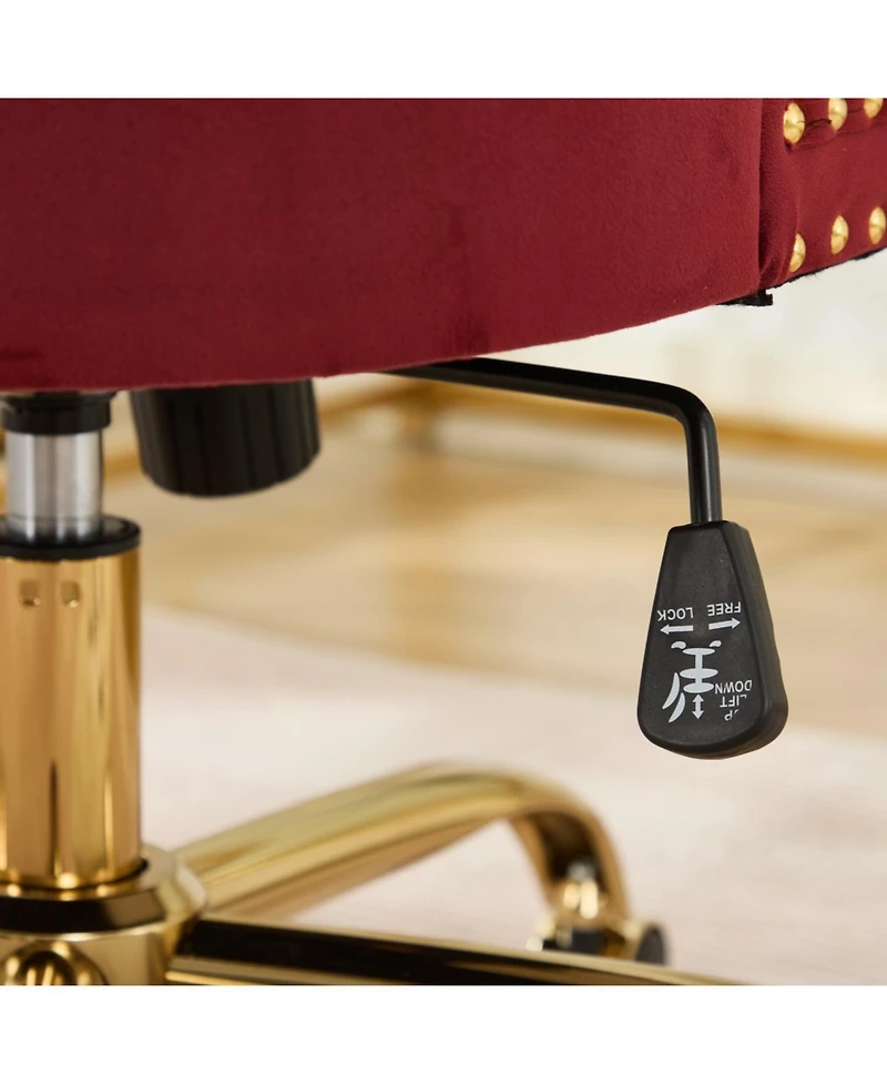 Streamdale Furniture Velvet Home Office Chair