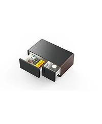 Streamdale Furniture Smart Coffee Table- Fridge, Freezer, Bluetooth, Wireless Charging