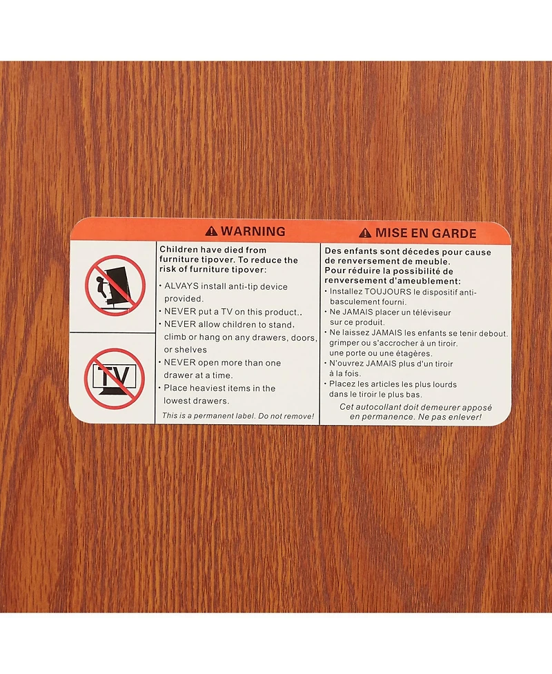 Streamdale Furniture Lighted Glass Curio Cabinet - 2-Door Display, Drawer