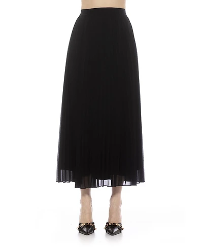 Alexia Admor Women's Kesia Midi Pleated Skirt