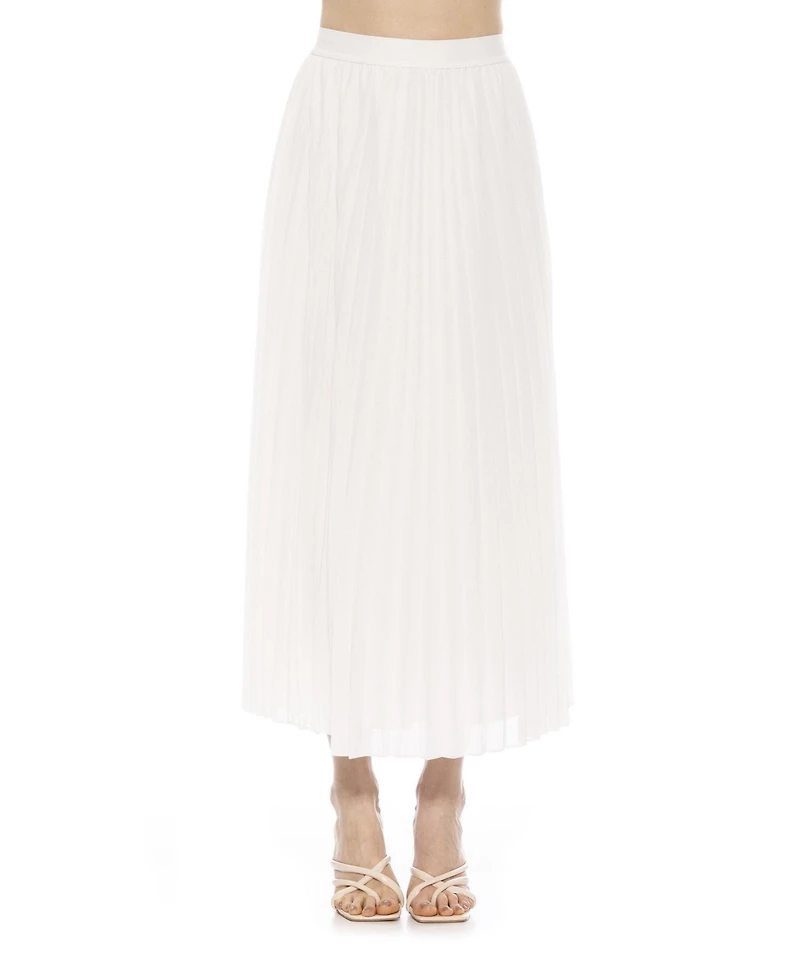 Alexia Admor Women's Kesia Midi Pleated Skirt