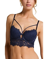 Hunkemoller Women's Isabella Padded Underwired Longline Bra