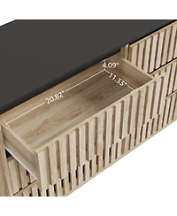 Streamdale Furniture Dresser & Armoires Modern 6-Drawer Bedroom Storage Cabinet