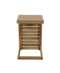 Streamdale Furniture C-shape end table Brown