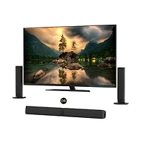 Artudatech 20W Detachable Sound Bar with Bluetooth 4.0, Converts to Dual Speakers for Immersive Audio