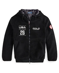 Polo Ralph Lauren Men's Team Usa Pile Fleece Full-Zip Hoodie