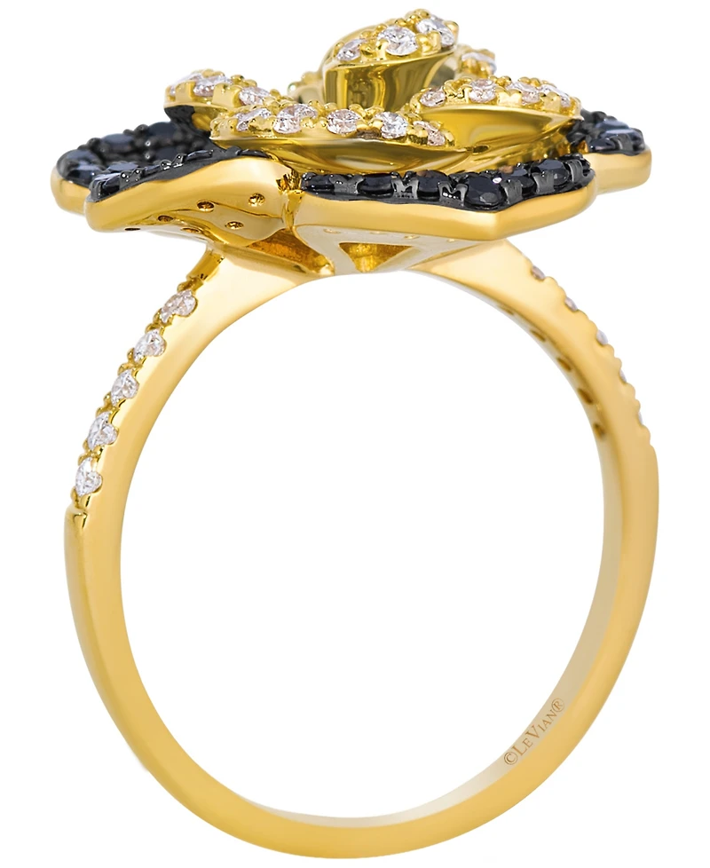 Le Vian Vanilla Diamond (0.35 ct. t.w.) & Blackberry Diamond (0.86 ct. t.w.) Ring in 14k Honey Gold