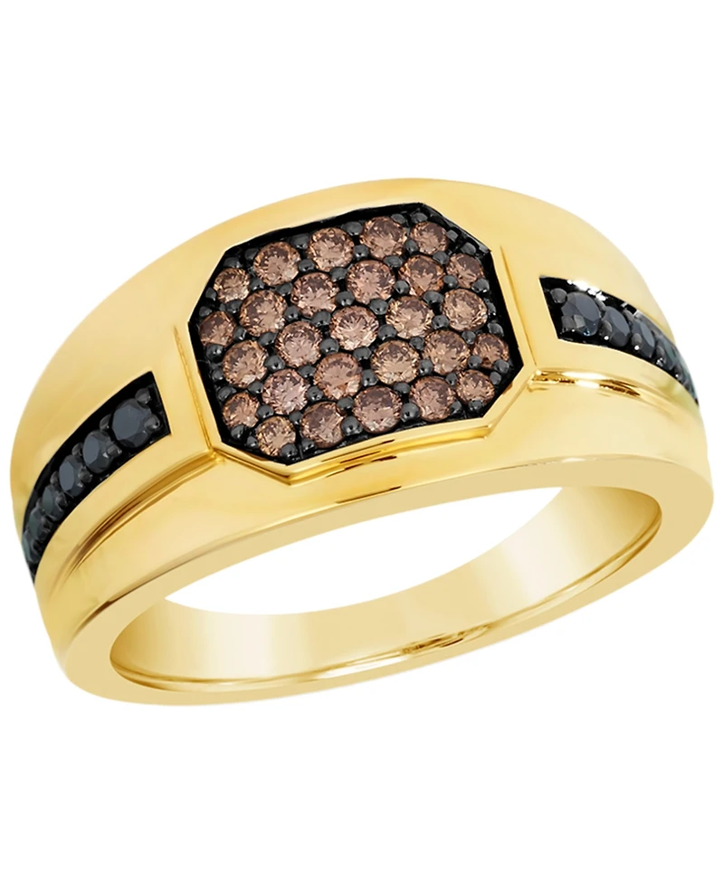 Le Vian chocolate & Blackberry Diamond Ring (3/4 ct. t.w.) in 14k Honey Gold