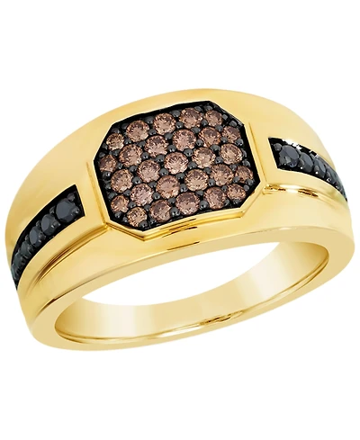 Le Vian chocolate & Blackberry Diamond Ring (3/4 ct. t.w.) in 14k Honey Gold