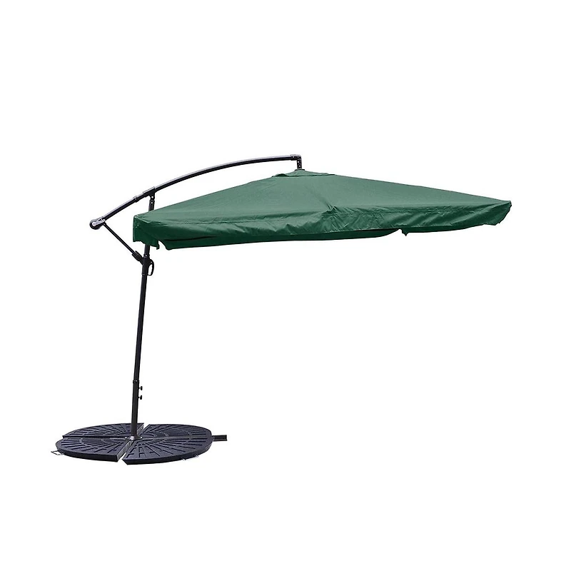 Yescom 2pcs 26.5 lbs Fan Shaped Base Stand Holder Weight For Outdoor Patio Umbrella