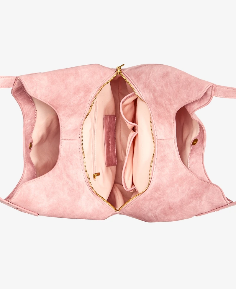 Style & Co Whip-Stitch Soft 4-Poster Tote