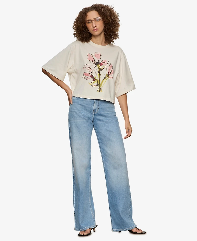 Sanctuary Women's Belle Artist Crew neck T-Shirt