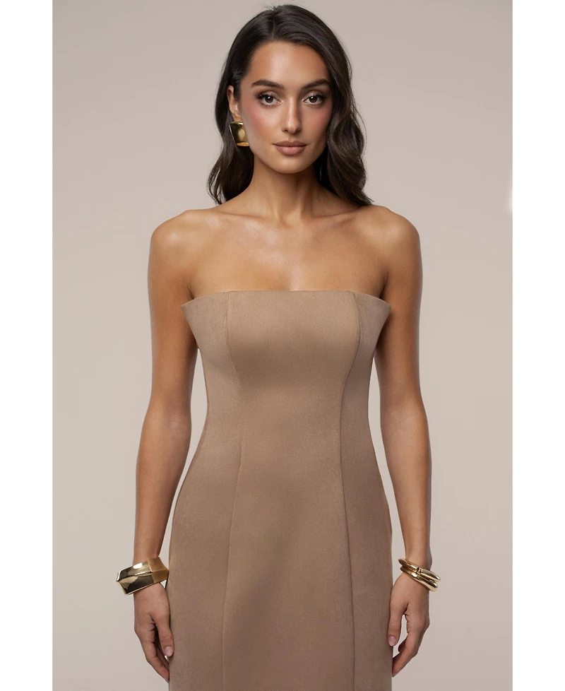 Jluxlabel Women's Madison Suede Maxi Dress