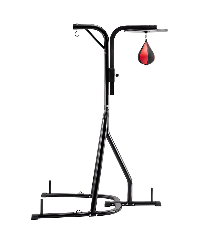 Sugfit Punching Bag Stand 2-in-1 Heavy Duty Speed Bag and Bag Stand Holds 140 Lb