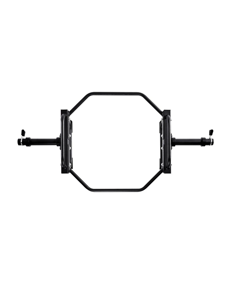 Sugfit Trap Bar Hex Bar 500 Lb Capacity 2" Barbell for Squats and Deadlifts Black