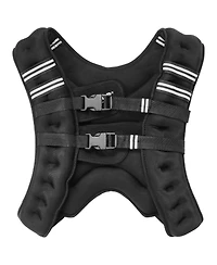 Sugfit Weighted Vest Lb Adjustable Fitness Vest with Reflective Strips