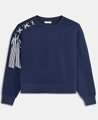 On 34th Women's Lace-Up Shoulder Sweatshirt, Macy's Exclusive