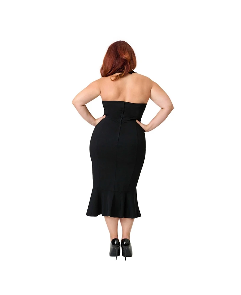 Unique Vintage Plus Penelope Wiggle Dress