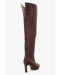 Prologue Shoes Women's Vody Over The Knee Zip Stiletto Boot