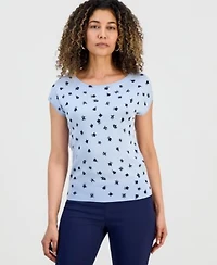 I.N.C. International Concepts Petite Cap Sleeve Sweater Mid Rise Bootcut Pants Macys Exclusive