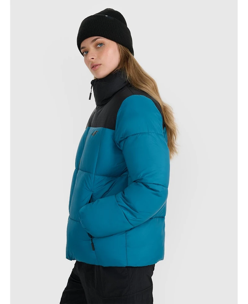 4F Women's padded jacket with synthetic filling