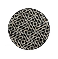 Slickblue Modern Cylindrical Accent Stool Table Stylish Geometric Design