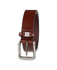 Tommy Bahama Men's Cassic Logo Ornament Leather Belt