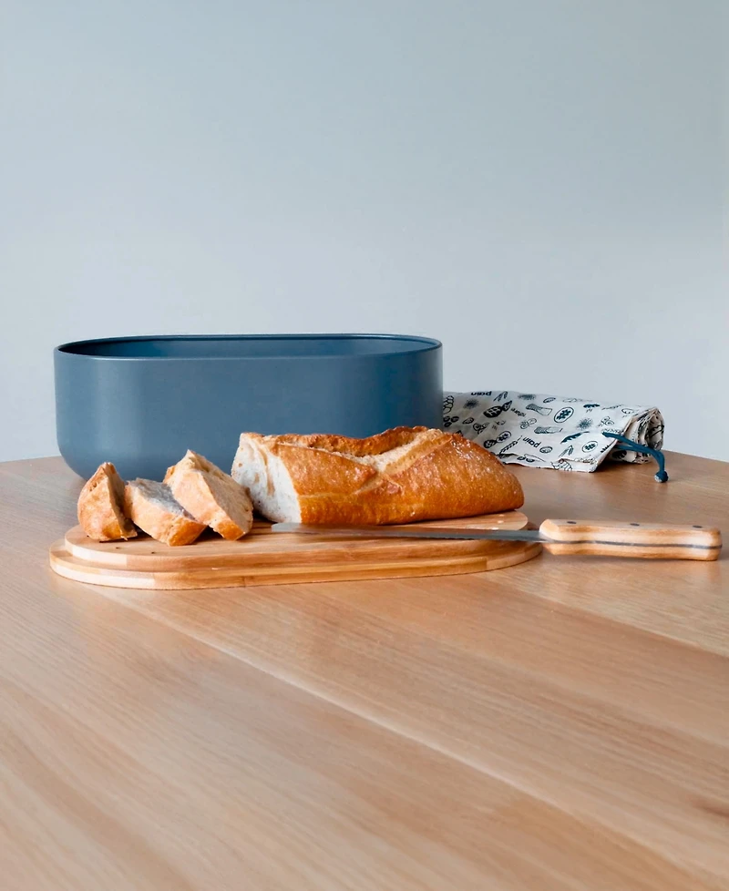 Pebbly Storage 4-Pc. Bread Box