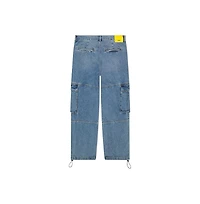 WeSC Men's Baggy Denim Cargo Pants