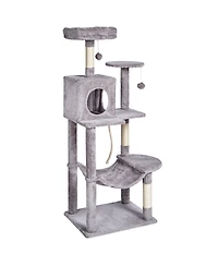 Cozito 56.2" Multi-Level Cat Tree with Condo