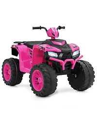 Sugift 24V Kids Ride-On Electric Atv with Wireless Connection for Toddlers 3-8 Years