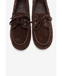 Forever & Always Shoes Serelis Leather Lace Up Loafer (Women)