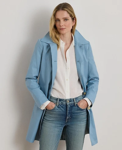 Lauren Ralph Women's Hooded Raincoat
