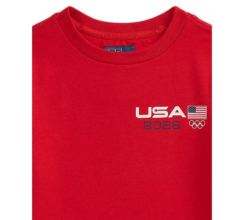 Polo Ralph Lauren Boys' 2-7 Team Usa Graphic Print T-Shirt