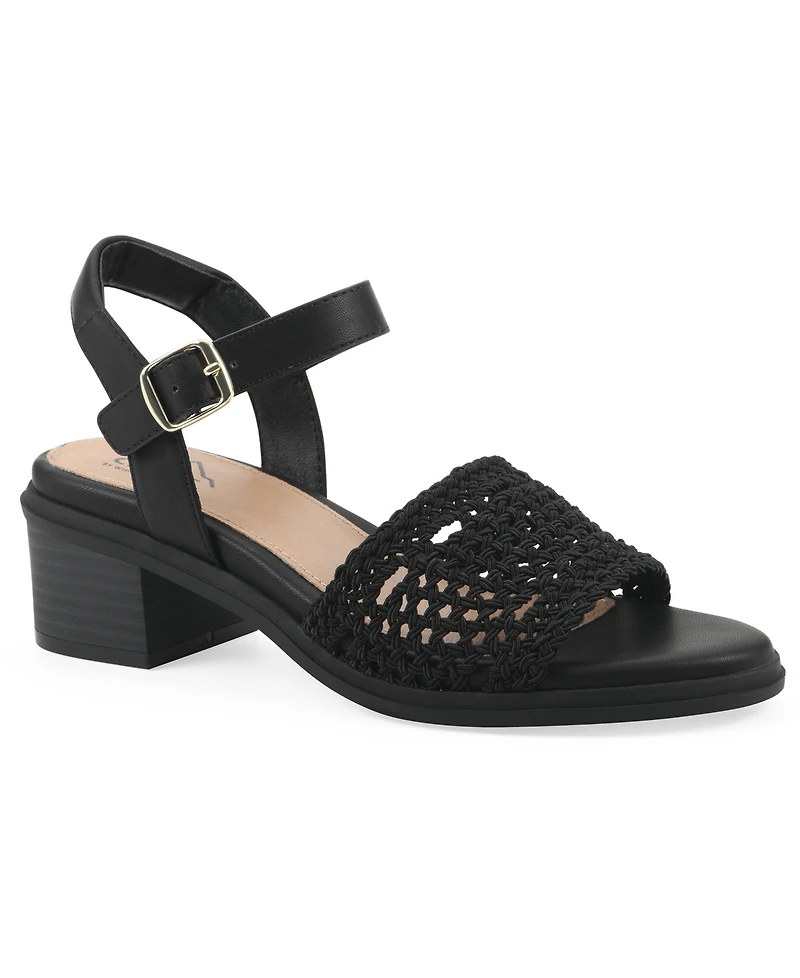 Cliffs by White Mountain Women's Cortland Block Heel Sandals
