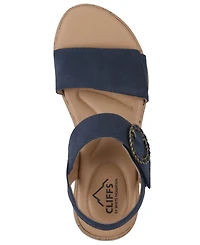 Cliffs by White Mountain Women's Bonique Flat Sandals