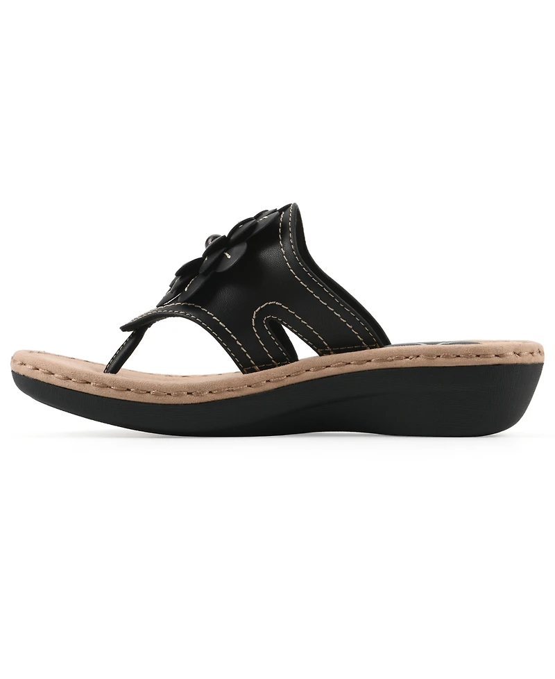 Cliffs by White Mountain Women's Cashlyn Flower Sandals