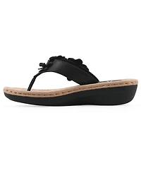 Cliffs by White Mountain Women's Cassilia Floral Wedge Sandals