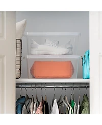 Iris Usa 15 Qt Storage Bins with Lids, 12Pk