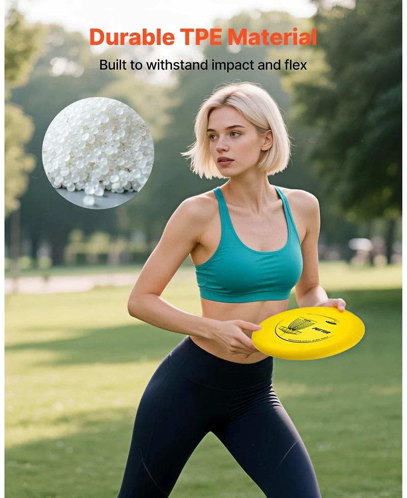 Sugift Disc Golf Set 12-Piece Starter Kit with Discs Marker and Backpack