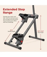 Sunny Health & Fitness Foldable Smart Cardio Step Climber