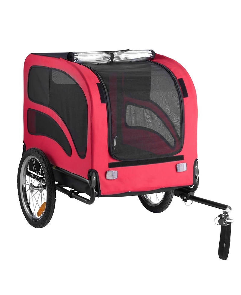 Cozito Heavy-Duty Pet Bike Trailer with Internal Leash, Holds up to 100 lbs