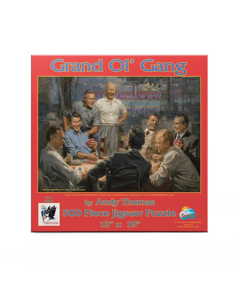 SunsOut Grand Ol' Gang 500 piece Jigsaw Puzzle for Adults