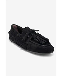 Forever & Always Shoes Fenora Leather Tassel Loafer (Women)