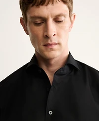 Mango Men's Regular-Fit Cotton Shirt