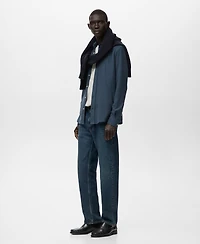 Mango Men's Cotton Slim-Fit Shirt